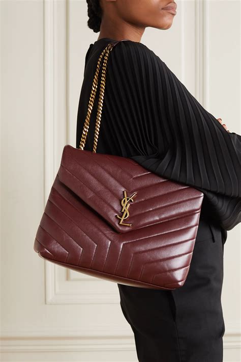 ysl camera bag burgundy|yves saint laurent quilted bag.